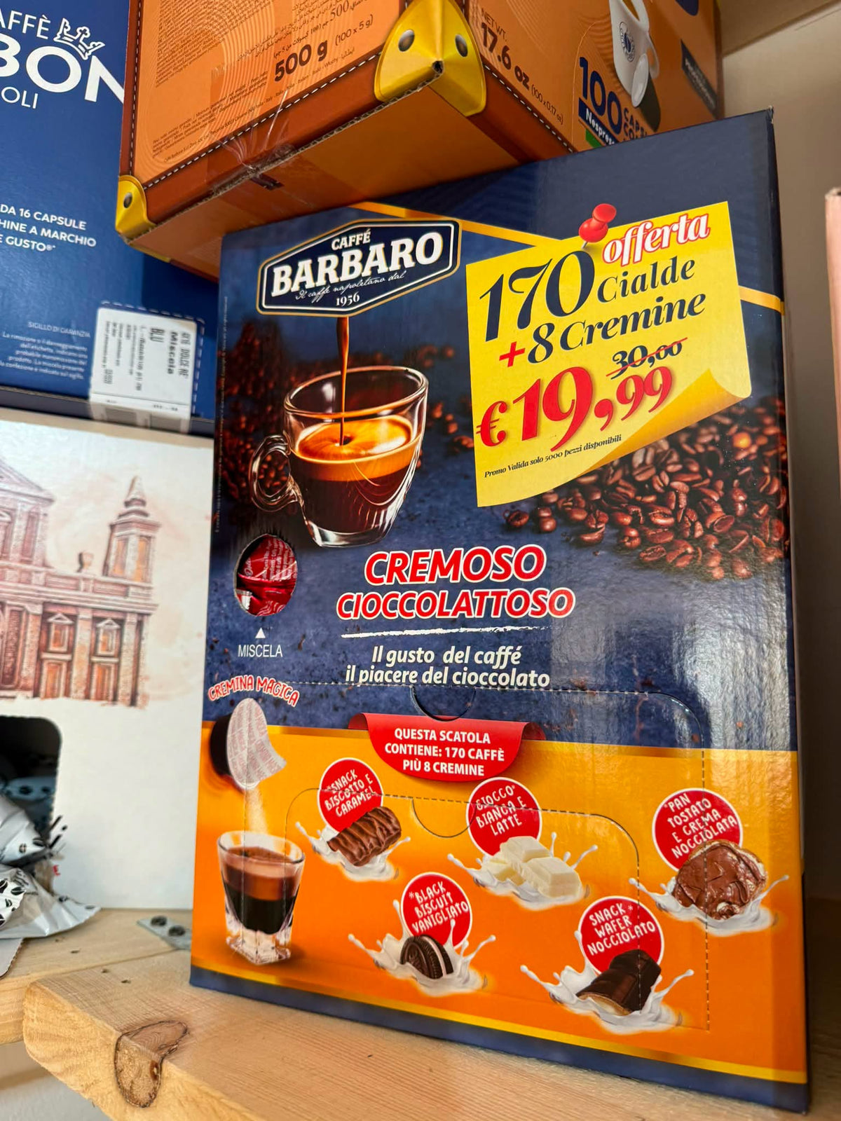 Barbaro Blu Cialde 170 pz