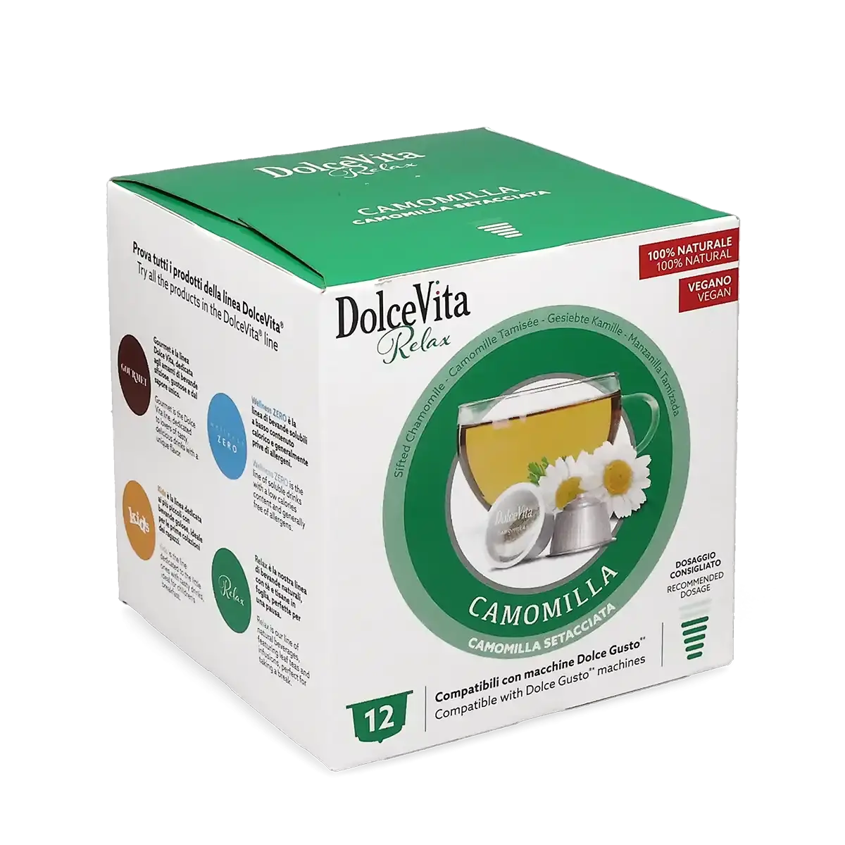 12 Caps. Dolce Vita Camomilla Comp. Dolce Gusto