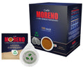 150 Cialde Caffè MORENO Miscela Aroma Espresso Bar Filtro 44 MM Compostabile 7gr