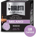 128 capsule Bialetti caffè d'Italia Milano (Gusto Morbido)