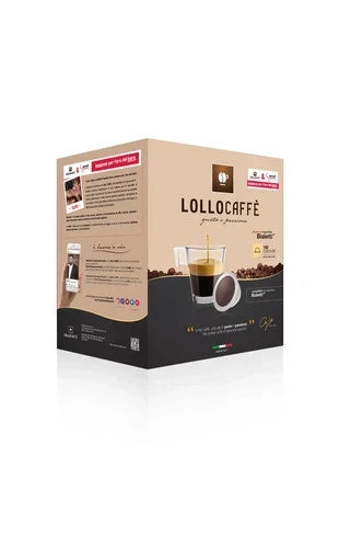 100 capsule Lollo Miscela Dek compatibili Bialetti