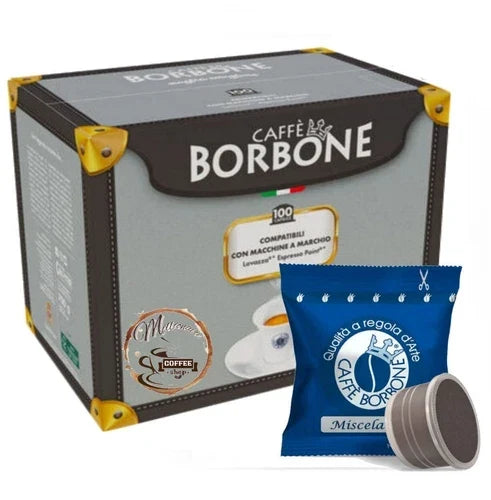 100 capsule blu Borbone compatibili ESPRESSO POINT