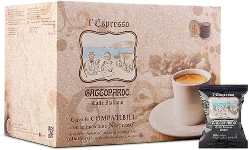 100 capsule caffè Gattopardo Dakar compatibili NESPRESSO
