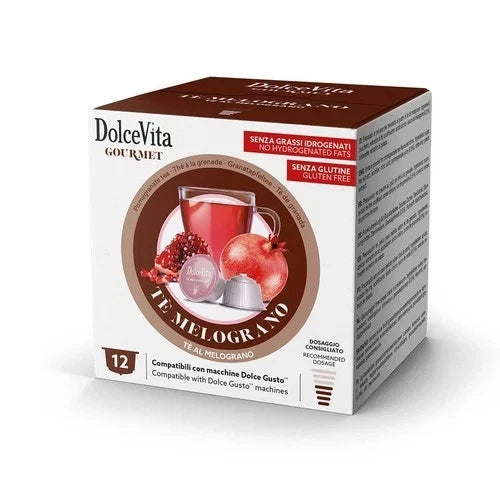 12 Capsule Dolce Vita The Melograno comp. Dolce Gusto