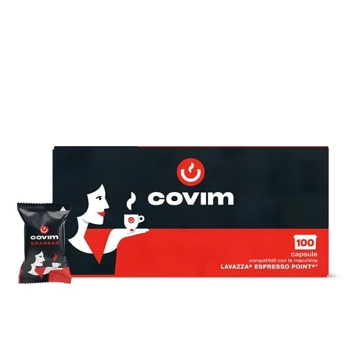 100 capsule Covim miscela Granbar compatibili Espresso Point