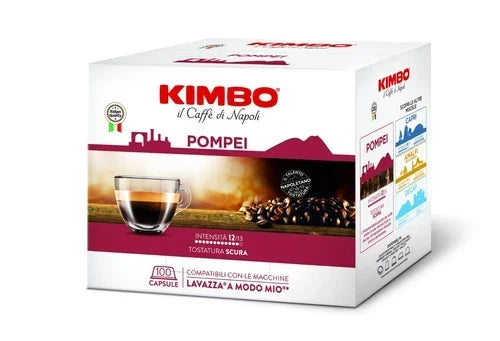 50 Caps. Caffè Kimbo Pompei Comp. A Modo Mio