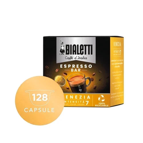 128 capsule Bialetti caffè d'Italia Venezia (Gusto Dolce)