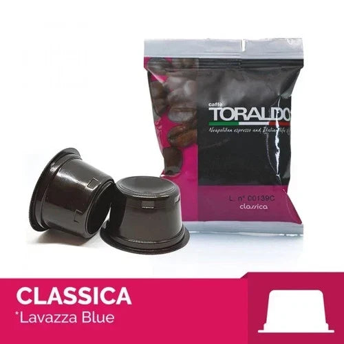 100 capsule caffè Toraldo CLASSICA compatibili LAVAZZA BLUE